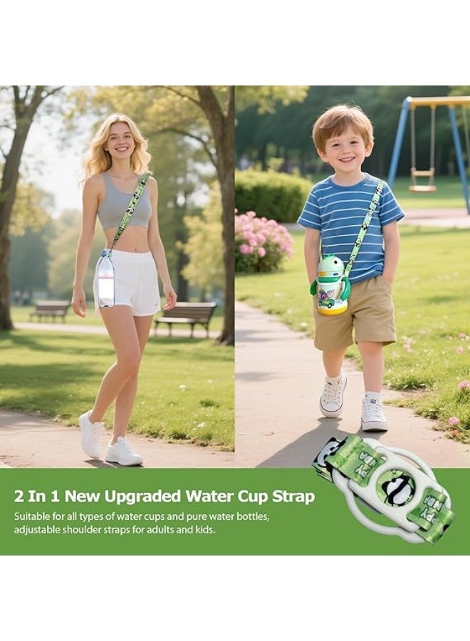 White Water Bottle Lanyard, Large Circle Type, Suitable for All Kinds of Water Cups and Bottles - Image 3